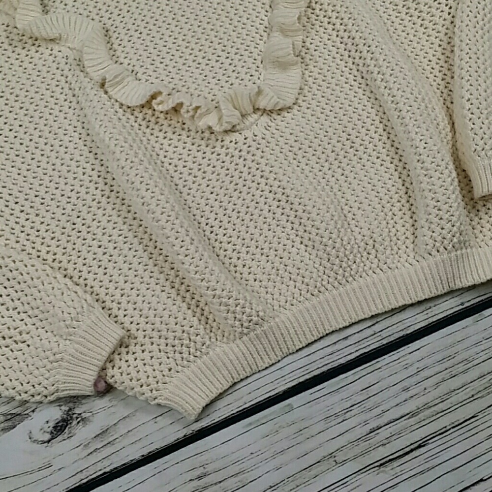 Ijoah Ruffle Front Sweater - Picture 4 of 8